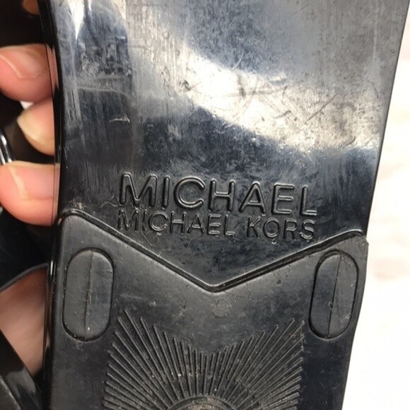 Michael kors MK Jelly aliza sandal with bow front and buckle size 5 - Picture 8 of 11